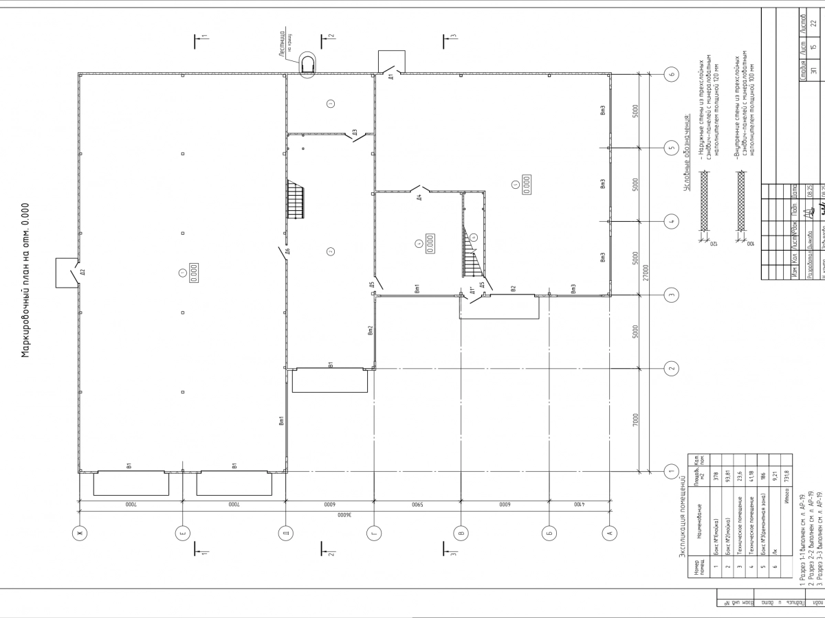 Планировка СТО из сэндвич-панелей -  фото 5