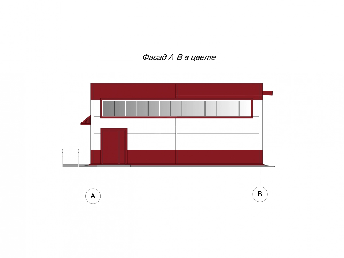 3D визуализация Магазин из сэндвич-панелей - фото 12